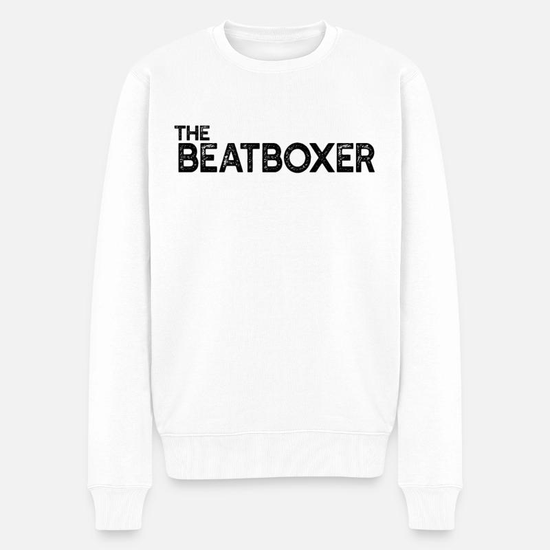 Beatboxing - Le Beatboxer - Pull Premium bio Homme - blanc