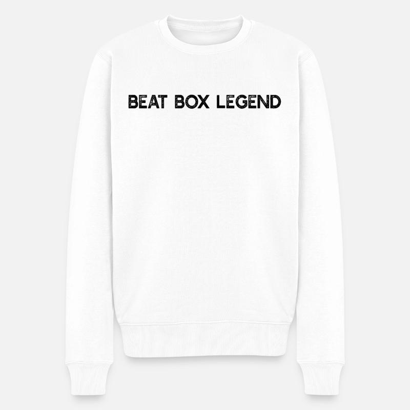 Beatboxing - Beat Box Legend - Pull Premium bio Homme - blanc