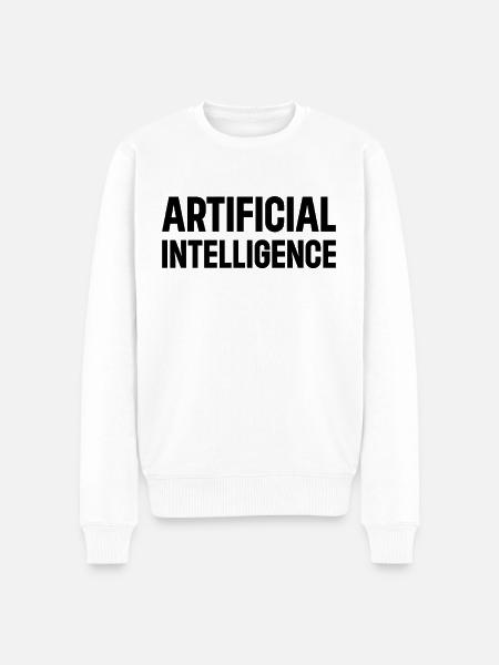 Artificial Intelligence - Ai Artificial Intelligen - Männer Premium Bio Pullover - Weiß