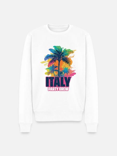 Italy Party Crew Holidays - Men's Premium Organic Jumper - white
