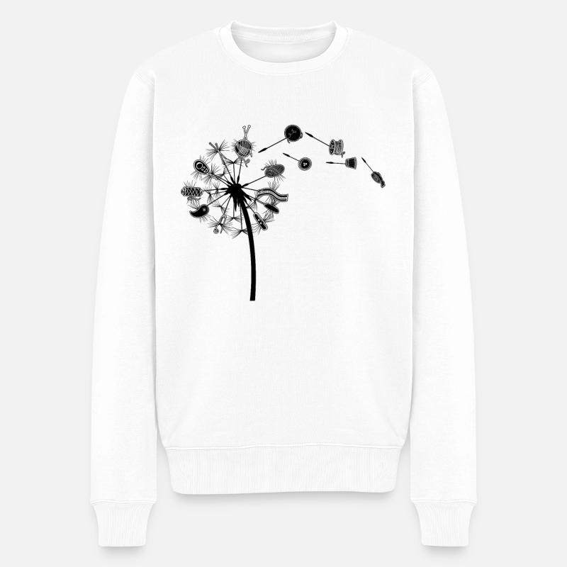 Pissenlit - Couture Pusteblume Couture - Pull Premium bio Homme - blanc