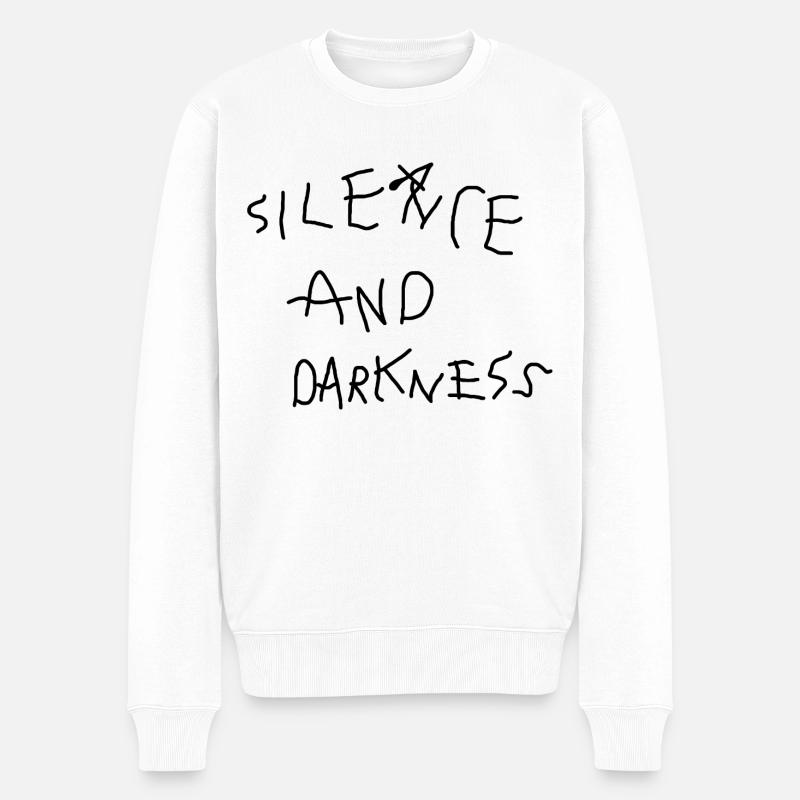 silence - Pull Premium bio Homme - blanc