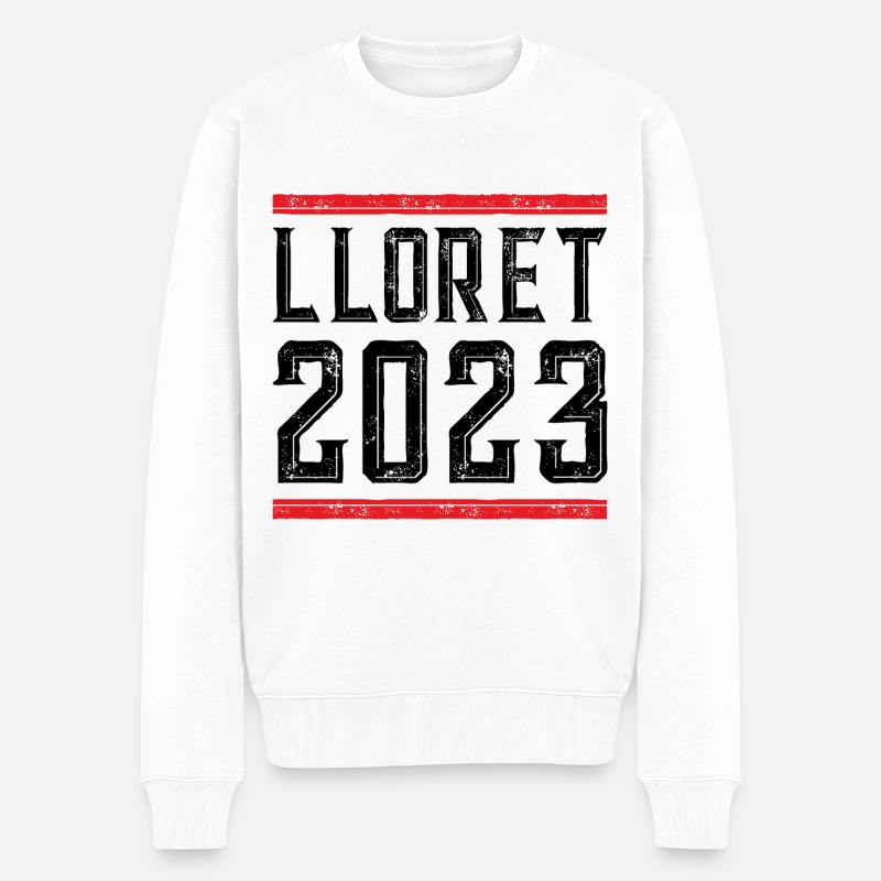 Lloret De Mar 2023 - Pull Premium bio Homme - blanc