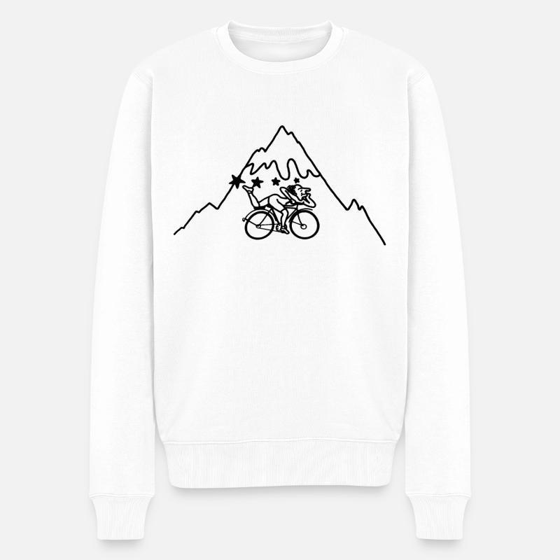 LSD - Männer Premium Bio Pullover - Weiß