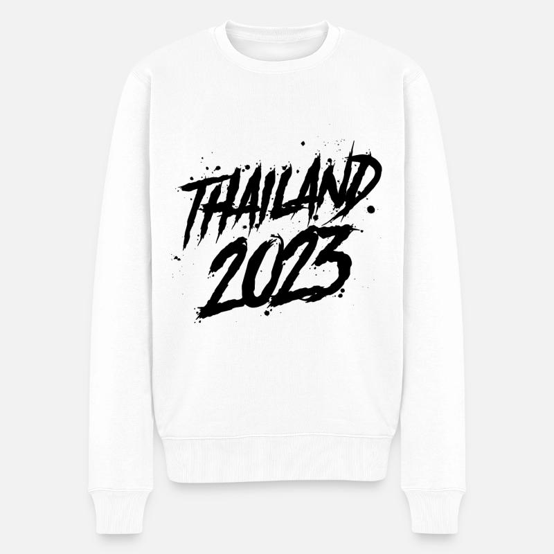 Thaïlande 2023 - Pull Premium bio Homme - blanc