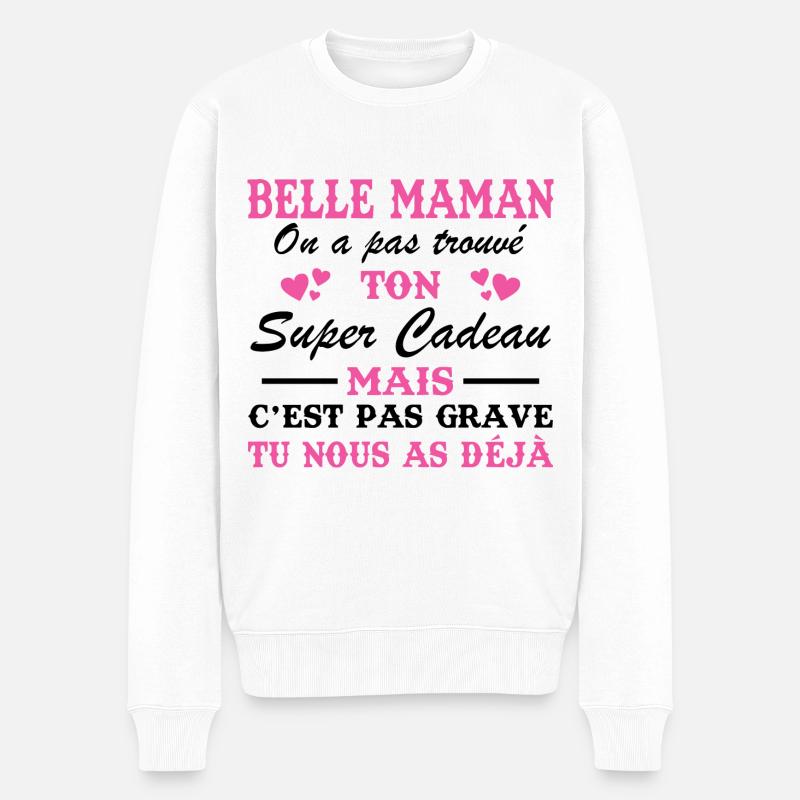 Belle Maman - Pull Premium bio Homme - blanc