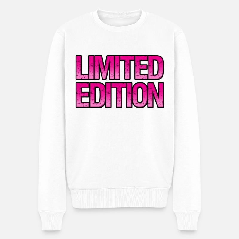 LIMITED EDITION - Männer Premium Bio Pullover - Weiß