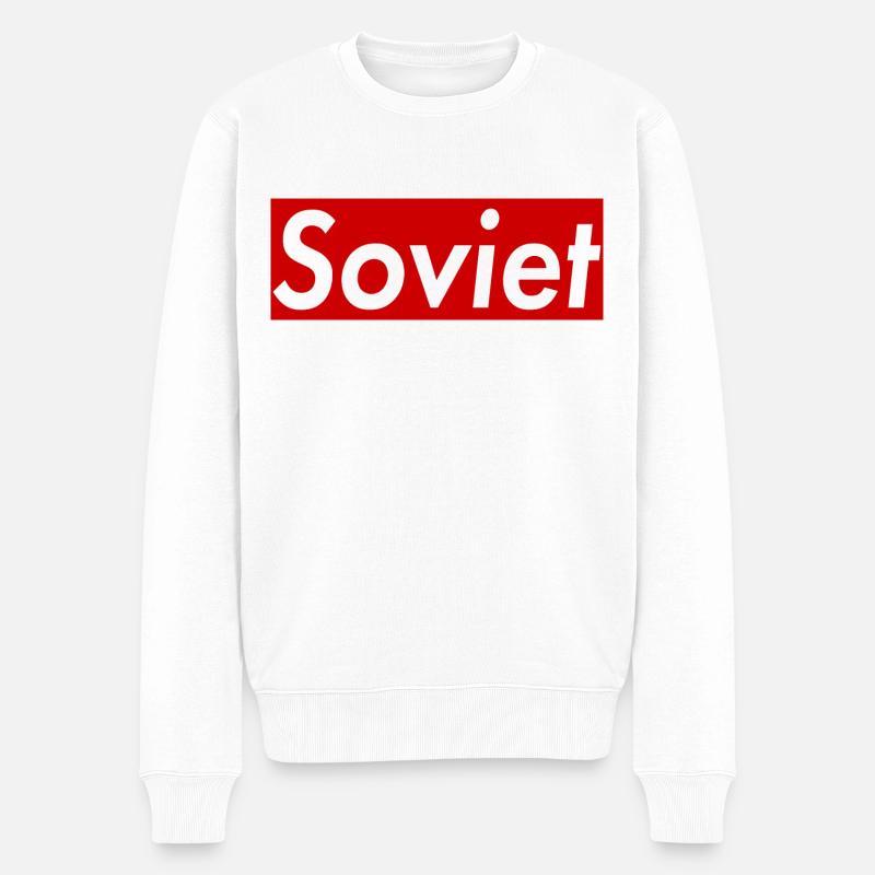 Soviétique - Pull Premium bio Homme - blanc