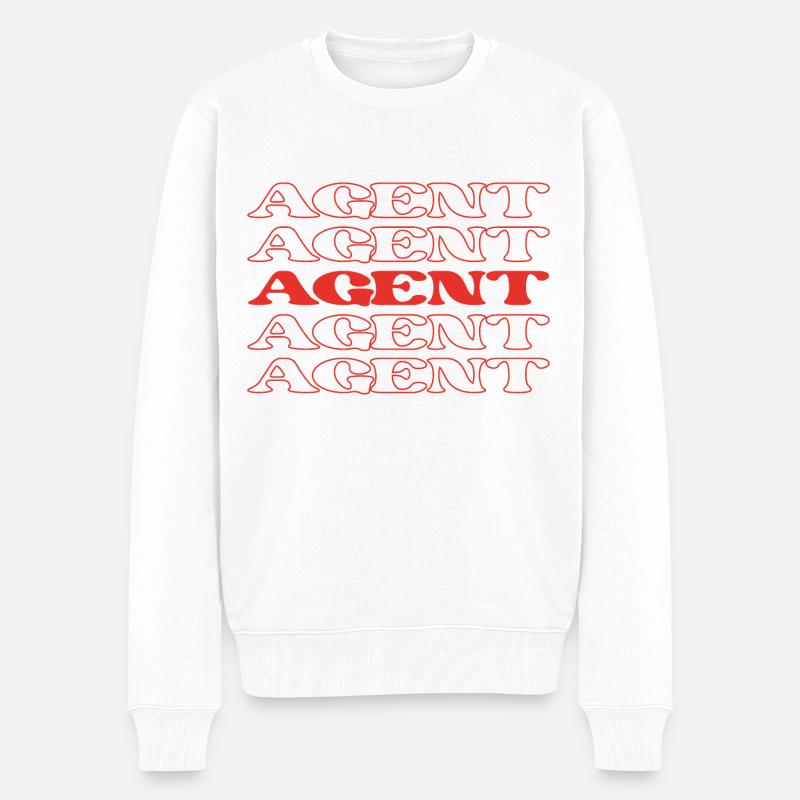 Agent Représentant Délégué Ambassadeur Adjoint - Pull Premium bio Homme - blanc