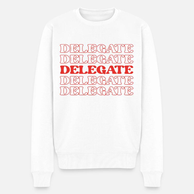 Représentant délégué Porte-parole adjoint - Pull Premium bio Homme - blanc