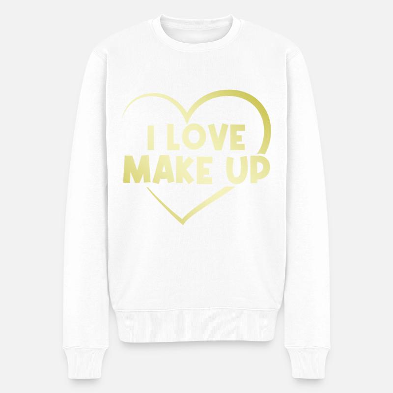 J’adore le maquillage - Pull Premium bio Homme - blanc