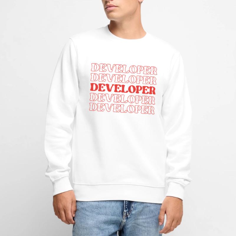 Developer Programmer Coder Coder Software Engineer Men's Premium Organic Jumper