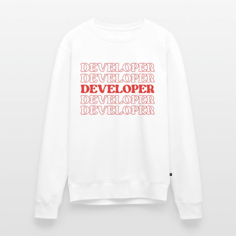 Developer Programmer Coder Coder Software Engineer Men's Premium Organic Jumper