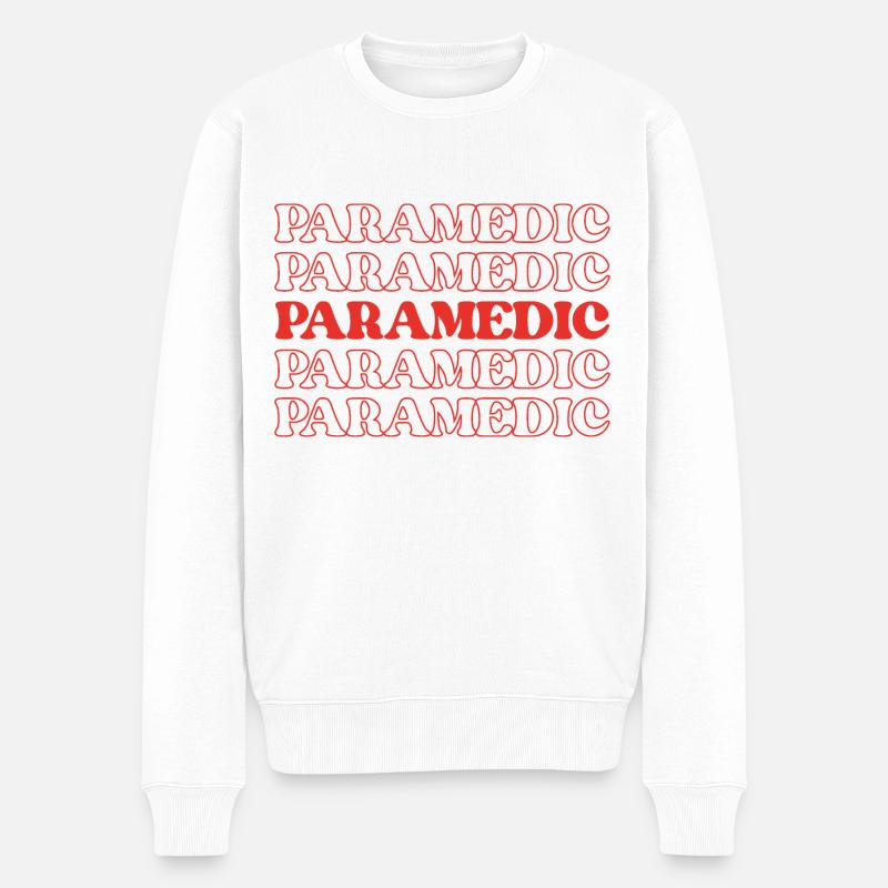 Rettungssanitäter Rettungssanitäter Rettungssanitäter Sanitäter - Männer Premium Bio Pullover - Weiß