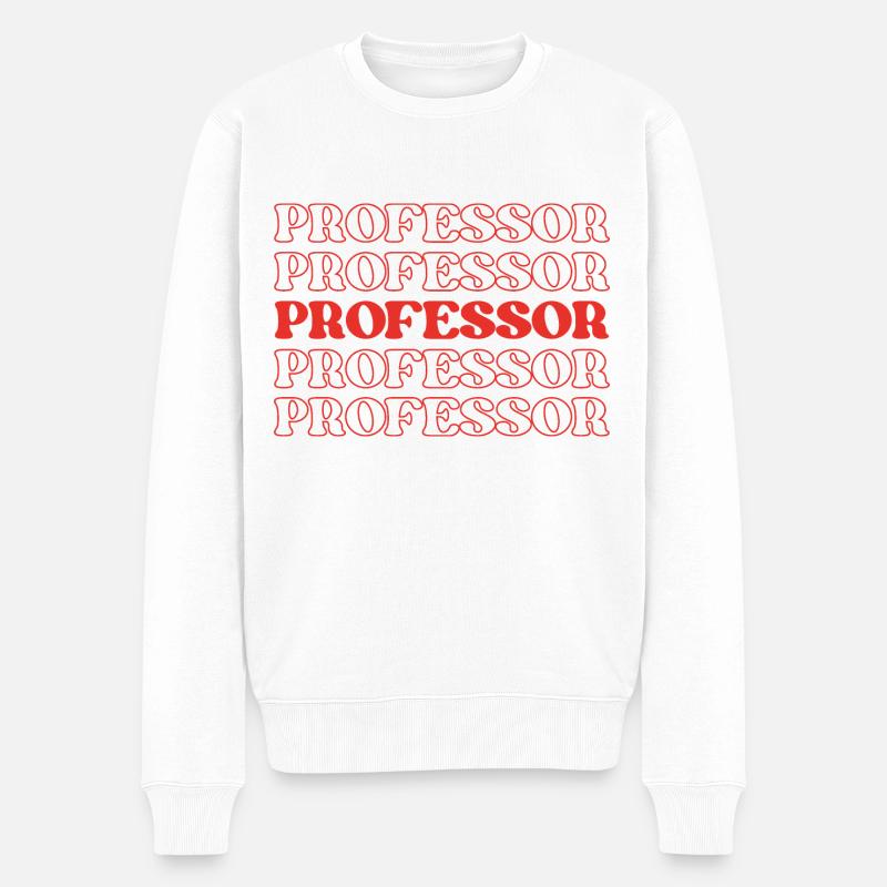 Professeur Éducateur Enseignant Instructeur Conférencier - Pull Premium bio Homme - blanc