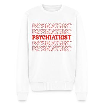 Psychiatre Spécialiste de la santé mentale - Pull Premium bio Homme - blanc - Devant - Thijin (182cm)