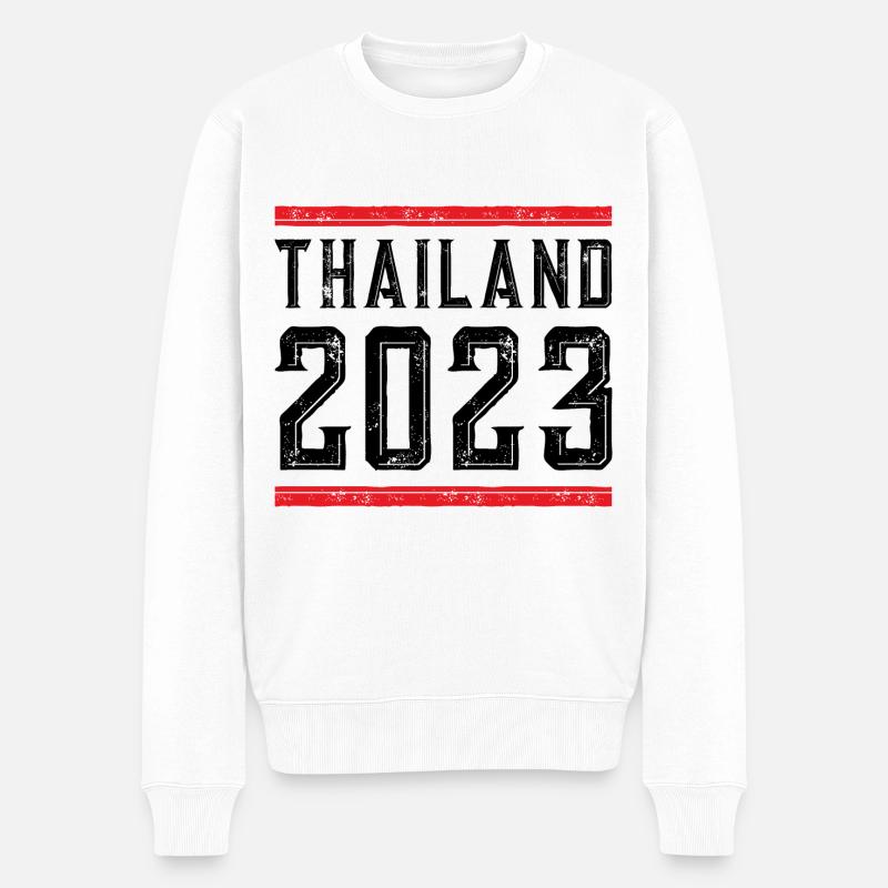 Thaïlande 2023 - Pull Premium bio Homme - blanc