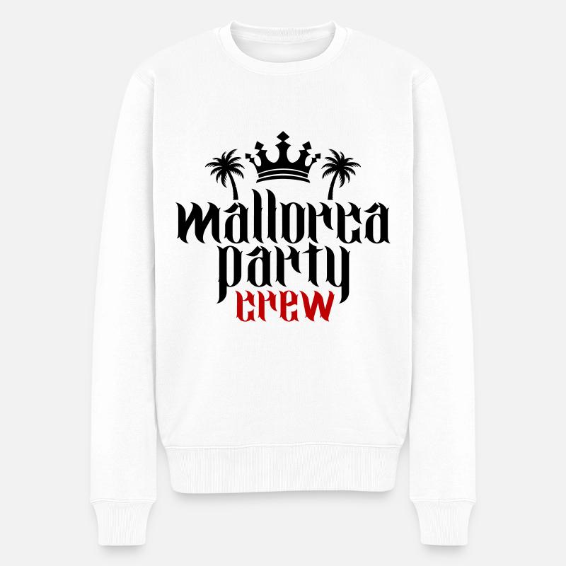 Mallorca Party Crew - Pull Premium bio Homme - blanc