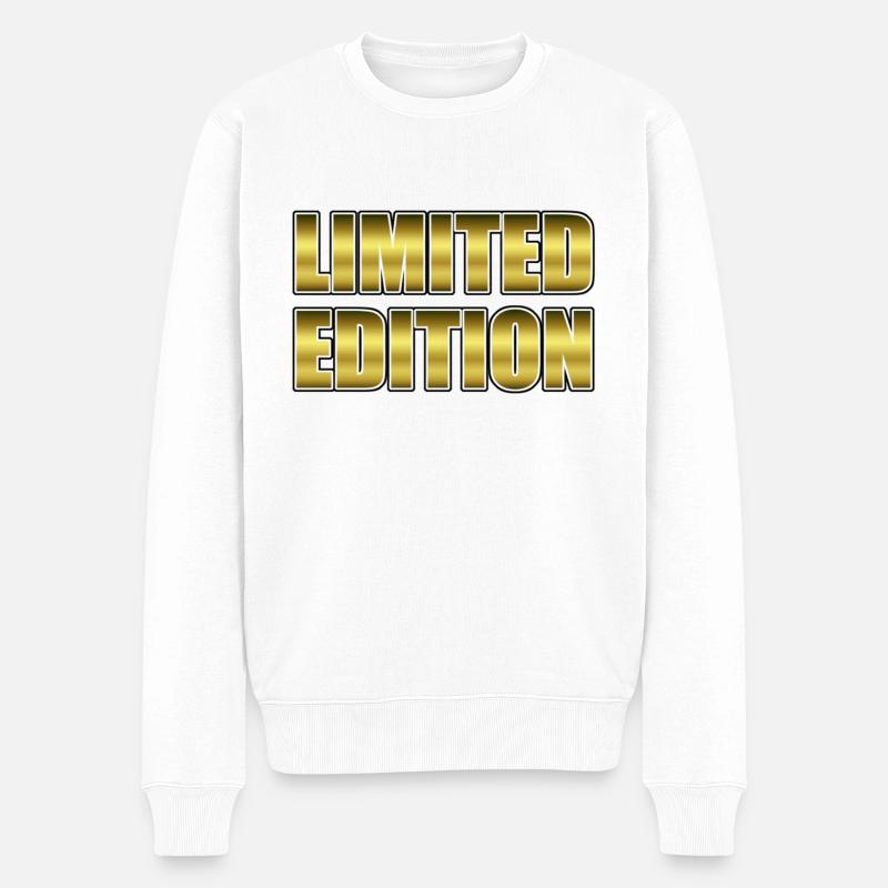 ÉDITION LIMITÉE - Pull Premium bio Homme - blanc