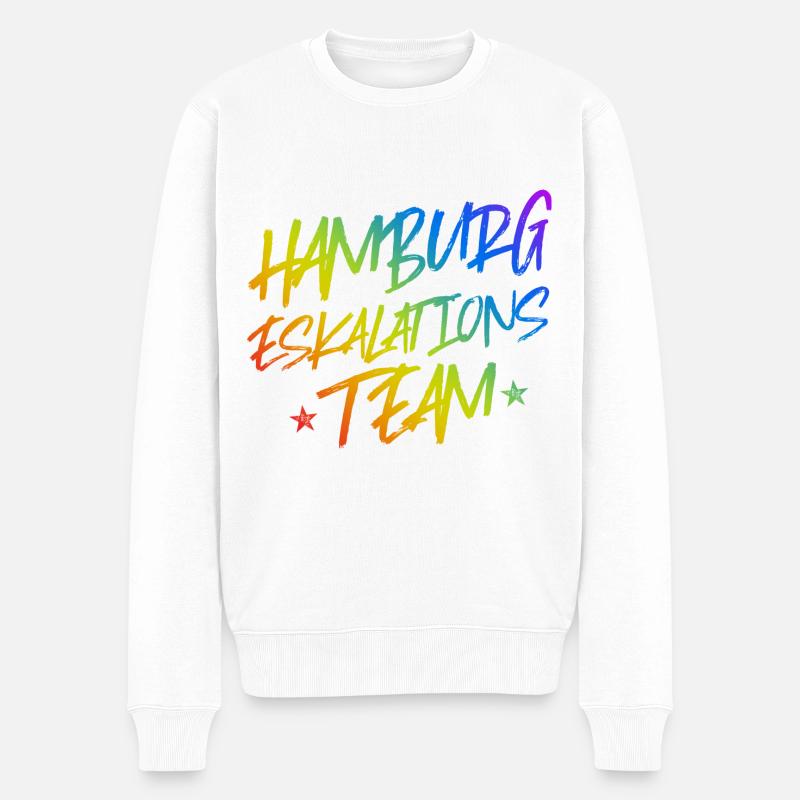 Escalade de Hambourg - Pull Premium bio Homme - blanc