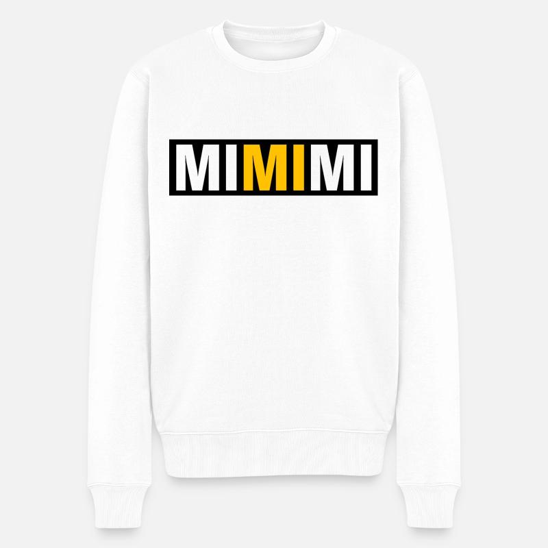 MIMIMI - Pull Premium bio Homme - blanc