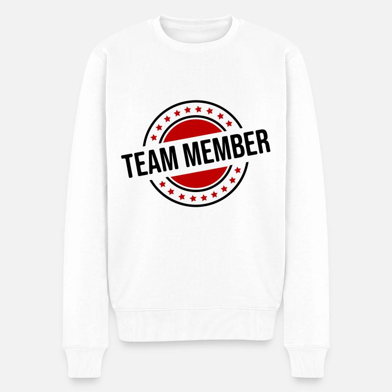 Membres de l’équipe - Pull Premium bio Homme - blanc