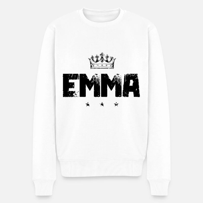 Emma - Pull Premium bio Homme - blanc