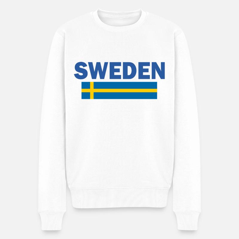 Suede - Pull Premium bio Homme - blanc