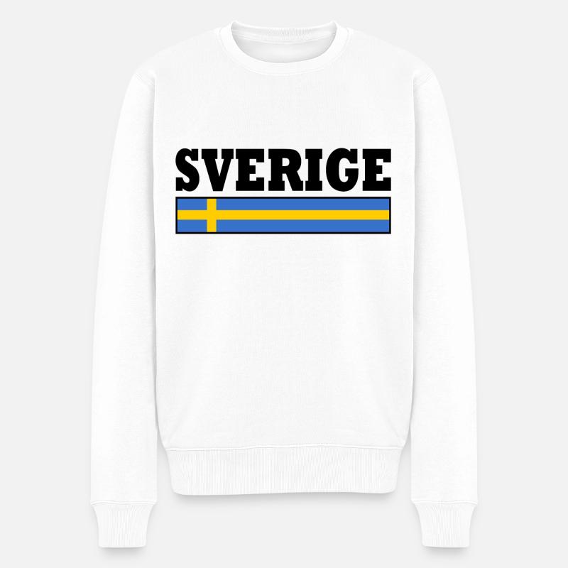 Suède - Pull Premium bio Homme - blanc