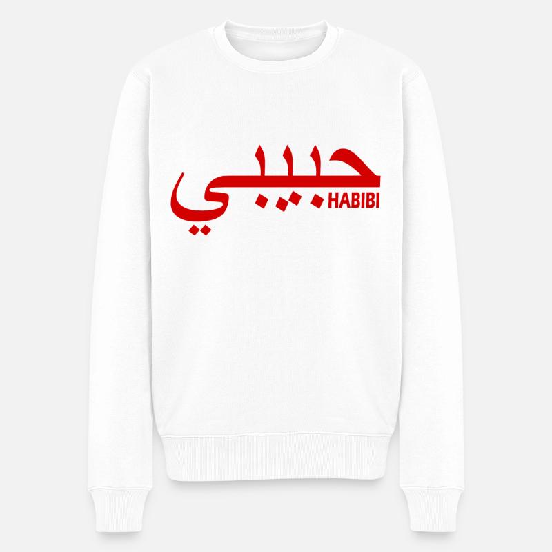 Habibi - Pull Premium bio Homme - blanc