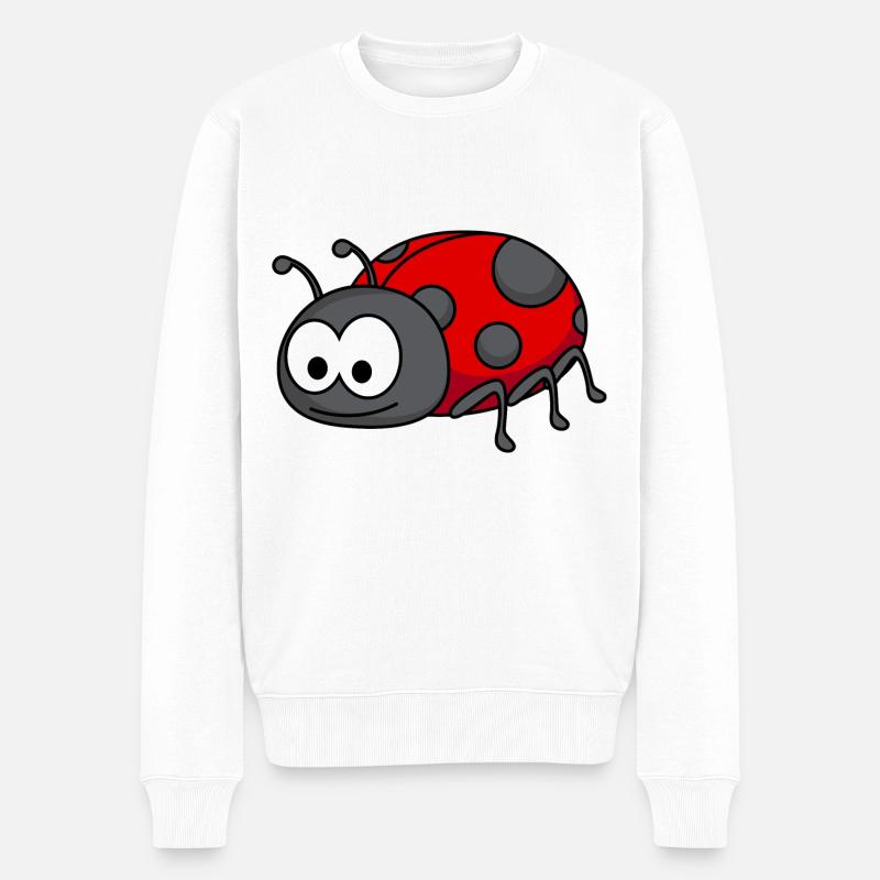Ladybug Comic Animal - Pull Premium bio Homme - blanc