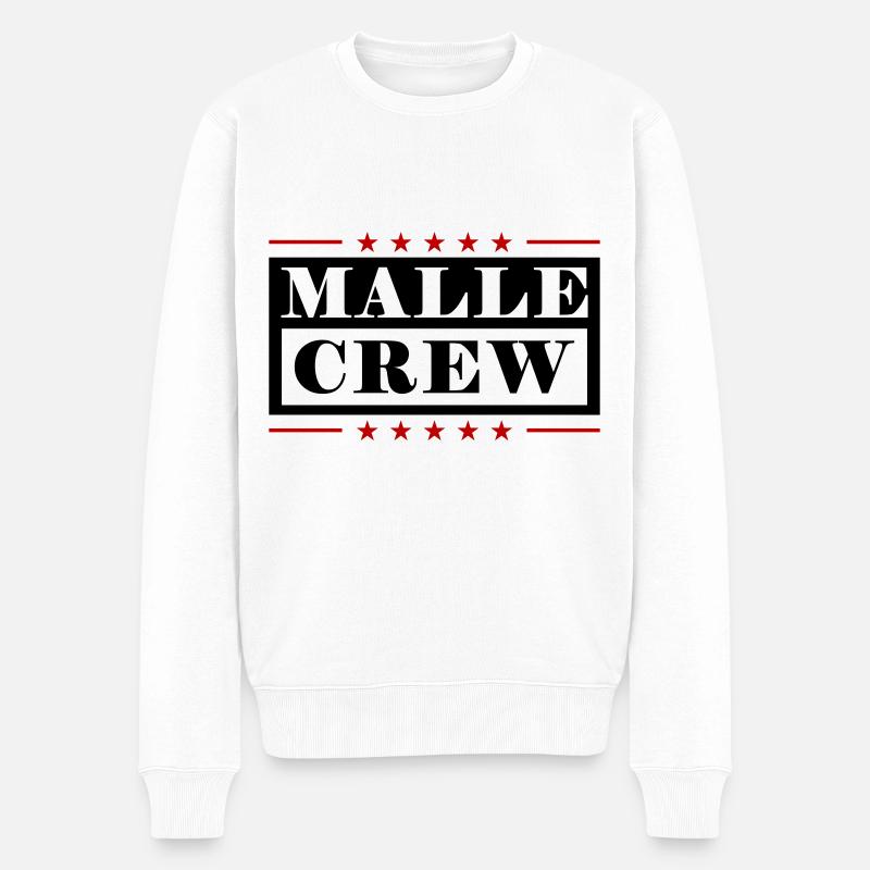 Équipage Malle - Pull Premium bio Homme - blanc