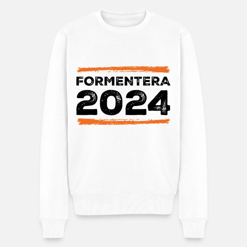 Devis Formentera 2024 - Pull Premium bio Homme - blanc