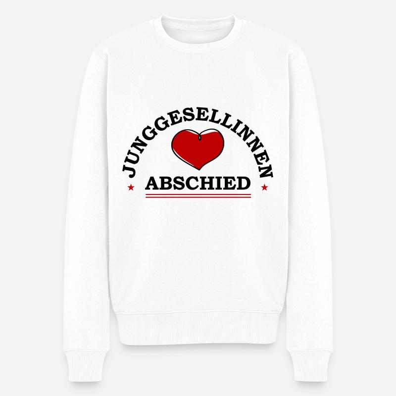 Junggesellinnen Abschied Jga - Männer Premium Bio Pullover - Weiß