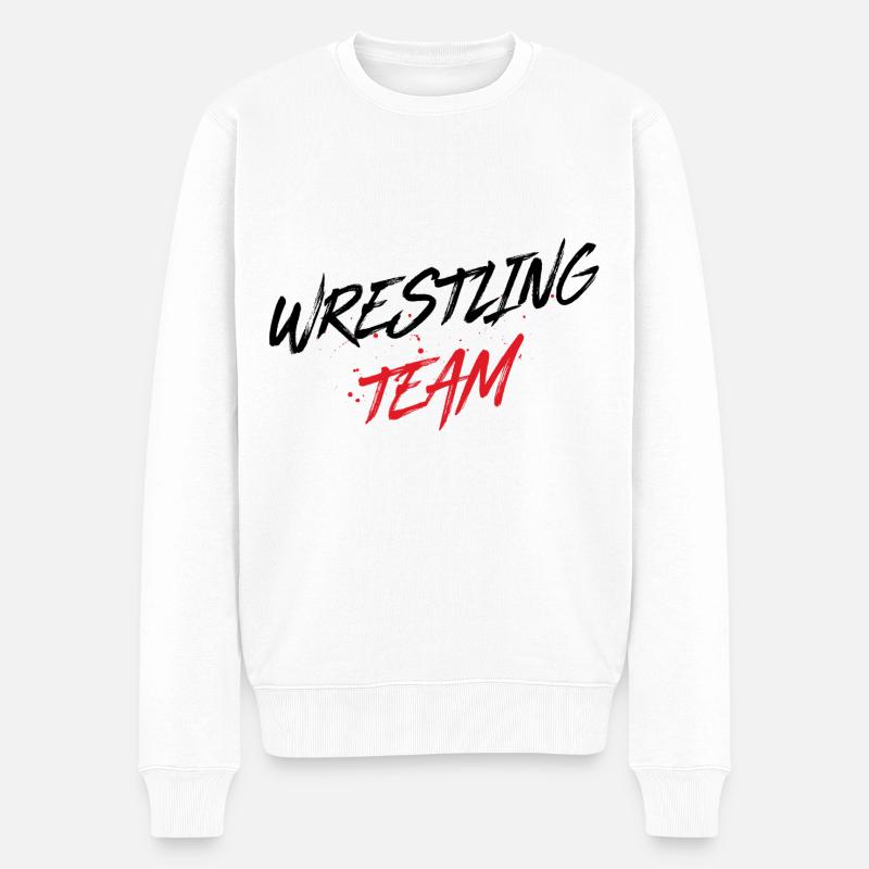 Wrestling Team - Männer Premium Bio Pullover - Weiß