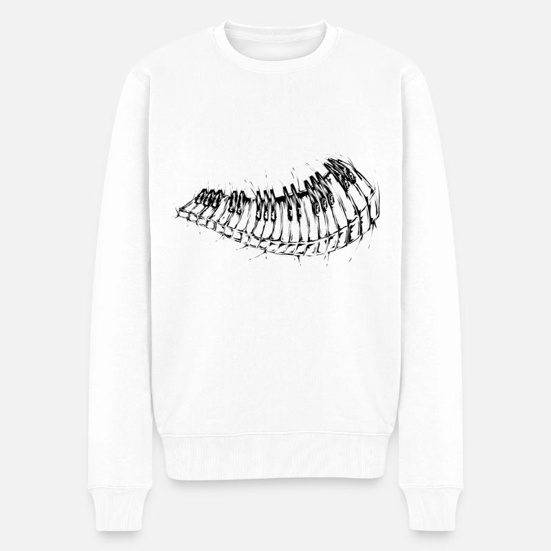 Piano - Pull Premium bio Homme - blanc