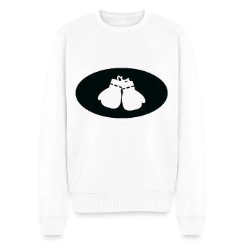 Semicircle Boxing Gloves - Bo - Men's Premium Organic Jumper - white - Front - Thijin (182cm)