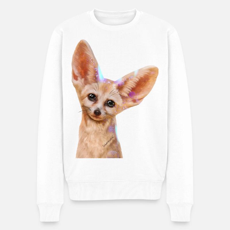 Fennec - Pull Premium bio Homme - blanc