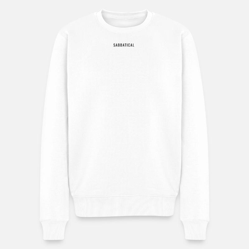 Sabbatique - Pull Premium bio Homme - blanc
