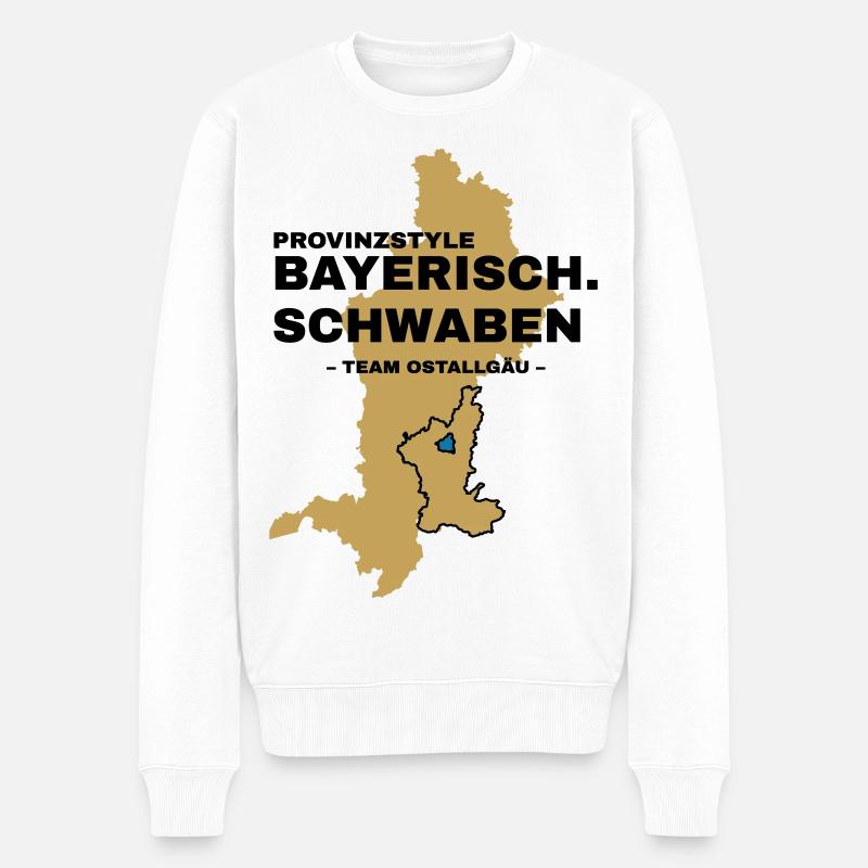 Souabe | OSTALLGÄU - Pull Premium bio Homme - blanc