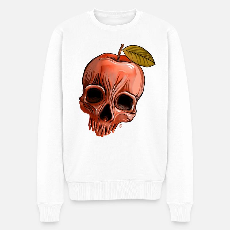 Crâne d'Apple - Pull Premium bio Homme - blanc