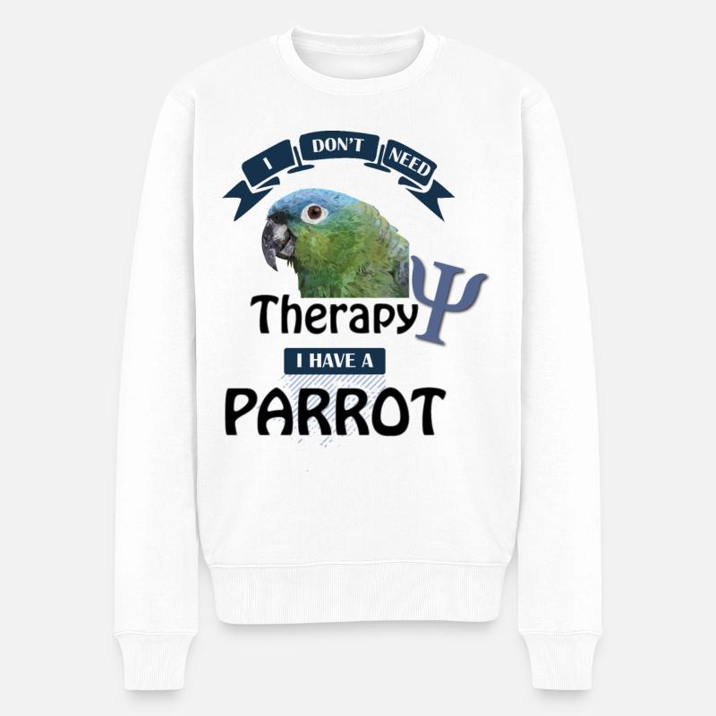 Perroquet farineux - Pull Premium bio Homme - blanc