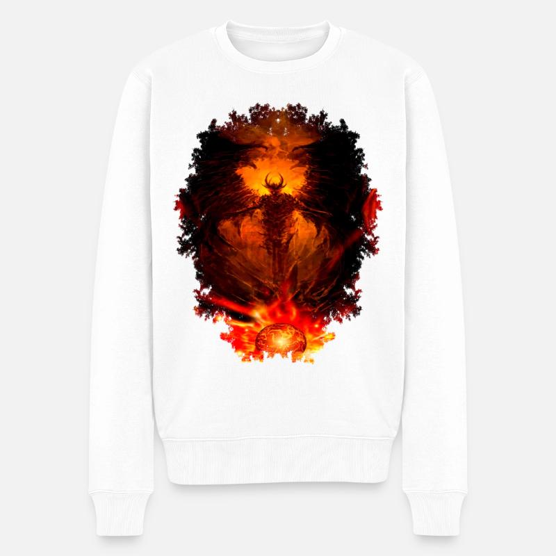 Le diable - Pull Premium bio Homme - blanc