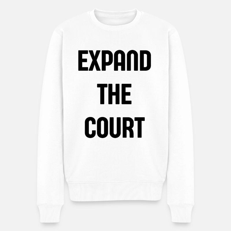 Agrandir le tribunal - Pull Premium bio Homme - blanc