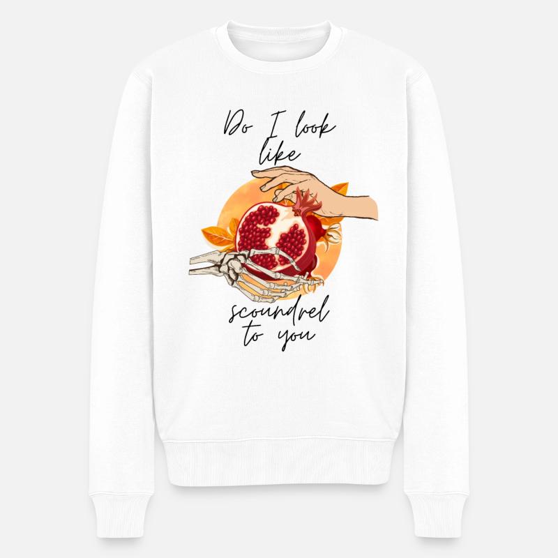Hadès et Perséphone - Pull Premium bio Homme - blanc