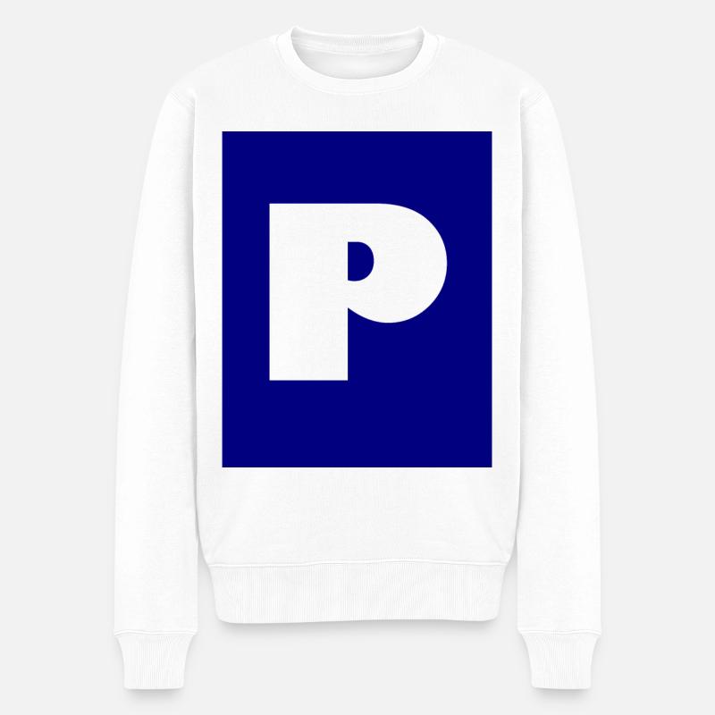 Parking pour les voitures - Pull Premium bio Homme - blanc