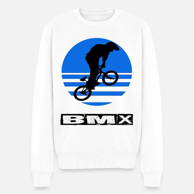 BMX - Pull Premium bio Homme - blanc