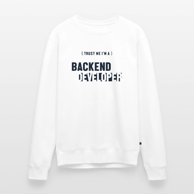 Trust Me I'm Backend Developer Coder Programmer Pull Premium bio Homme