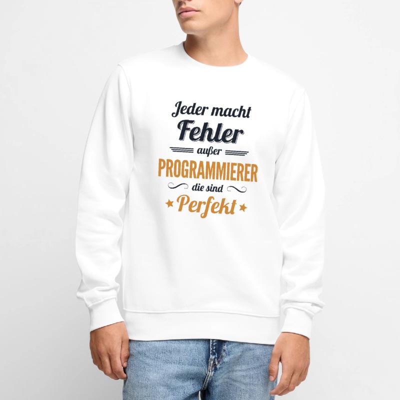 Programmierer sind Perfekt Developer Coder Männer Premium Bio Pullover