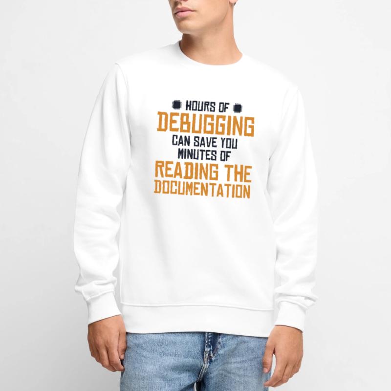 Hours Of Debugging Software Engineer Developer Men's Premium Organic Jumper